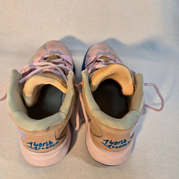 NIKE Kyrie 7 Exclusive "1 World 1 People" Regal Pink Sneakers Size 6.5Y 8W 6.5M - Picture 13 of 16
